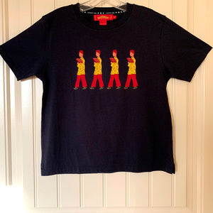 NWT Shanghai Tang Chinese Black Graphic T-Shirt